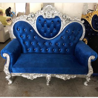 China Hot Sale Modern Cheap Royal King Queen White High Back Throne Luxury Wedding Chairs Banquet Chairs for sale