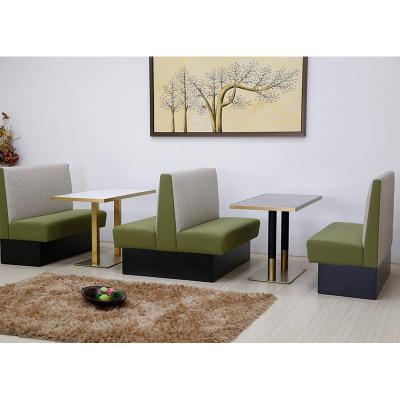 China Comfortable China Restaurant Cabin Sofa Bench Restaurant Double Side Restaurant Sofa Booth for sale