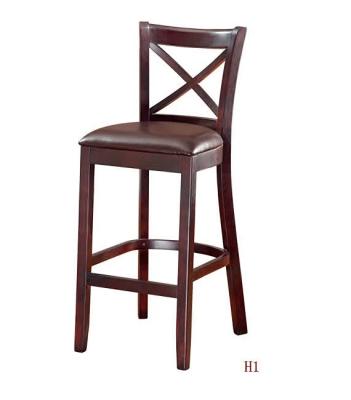 China Durable Seat Furniture Bar Stools Modern Stable Chair Counter Wooden Bar Chair for sale