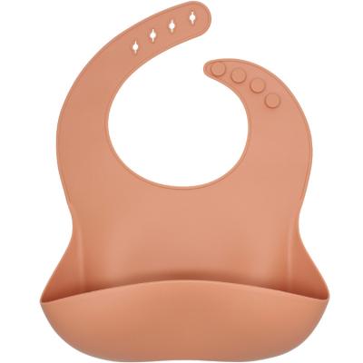 China Silicone Viable Bibs For Kids Newborn Baby Tableware Waterproff Baby Feeding Bibs For Toddler Breakfast Feeds for sale