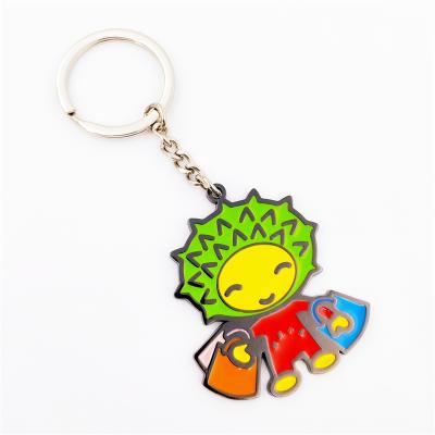 China Promotion Logo Key Chain Souvenir Key Holder Cartoon Metal Ring Key Ring Manufacturer Customized Gift for sale