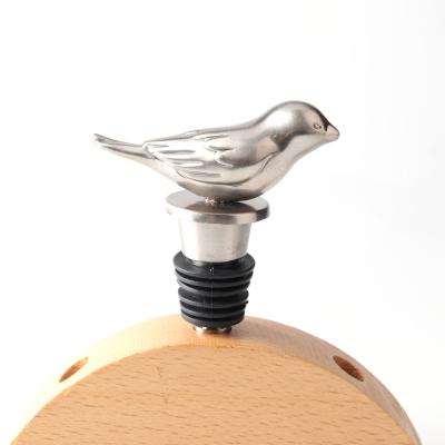 China Creative home high-grade wine bottle stopper stainless steel cast iron decoration bottle stopper bar accessories for sale