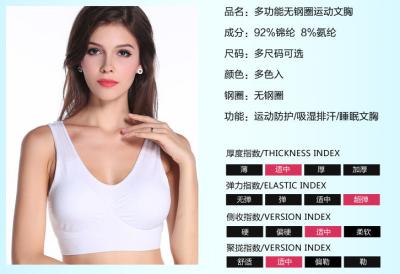 China 2015 high quality hot sale new fashion sportswear gym trainning yoga sports bra for sale