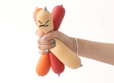 China Funny Adult Save Healthy Sausage Stress Reliever Toy for sale