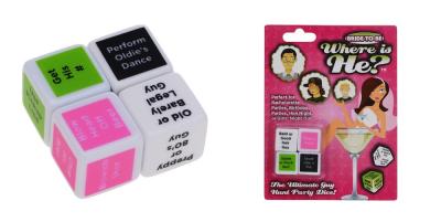 China Custom Funny Adult Dice Games Plastic Sex Toys For Man And Woman for sale