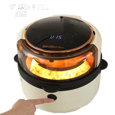 China Intelligent multi-function air fryer home household self-evident air fryer large capacity chips churro machine for sale