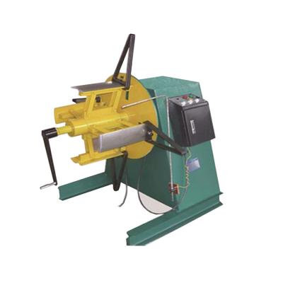 China Heavy Duty Adjustable Steel Strip Uncoiler Machine Decoiler Straightener Feeder for sale