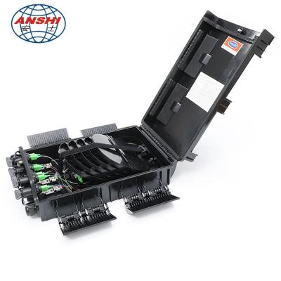 China Outdoor Waterproof 8 Core FTTH Anshi PI65 Connector Fiber Optic Distribution Termination Box for sale