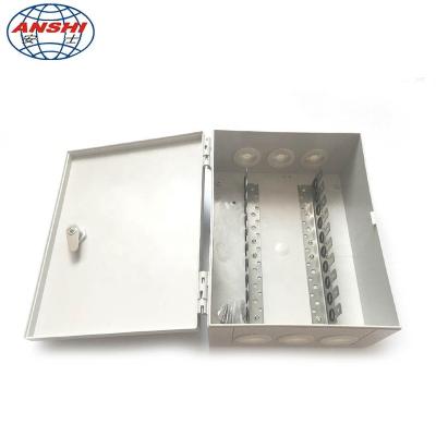 China Installed LSA Krone Module ANSHI 100 Pairs LSA Krone Module Indoor Cable Telephone Plastic Distribution Box for sale