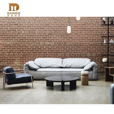 China DAMOONew Italian Furniture Luxury Design Style Bedroom Living Room Leather Sofa Made In China for sale