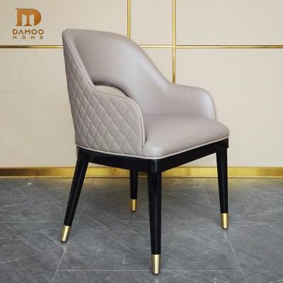 China Italian Rectangular Modern Dining Chairs Modern Light Luxury Dining Chairs Family Dining Table Chairs for sale