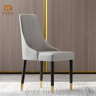 China Luxury Light Luxury Italian Marble Dining Table Modern Dining Chair for sale