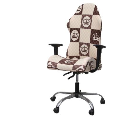 China Durable Universal Office Removable And Washable Cute Modern Gaming Chair Avocado Printed Stretch Seat Cover For Chairs for sale