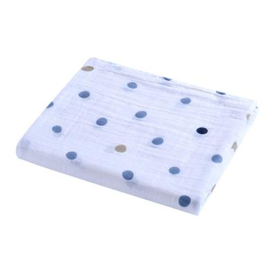 China Kid-Safe Newborn Baby Wrap Towel Wrap Two-Layer Muslin Soft Bamboo Cotton Non-Fluorescent Children's Bath Towel for sale