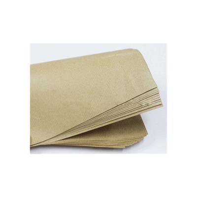 China High Quality Unbleached Brown Anticurl Ribbed Kraft Paper Envelope Packaging Ribbed Kraft Paper Roll for sale