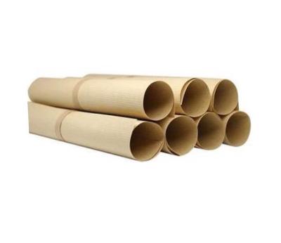 China Anti Curl Brown Ribbed Fancy Kraft Paper Gift Roll Making Paper For Wrapping for sale