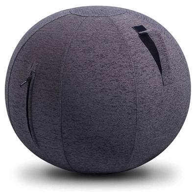 China Wootshu 65cm Round Birthing Ball Fitness Ball Balance Exercise Yoga Ball With Cover for sale