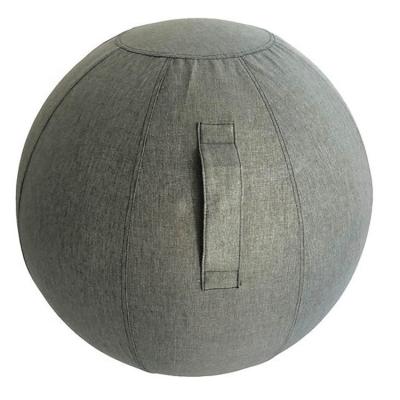 China Round Sitting Ball Chair With Cover Exercise Yoga Ball For Office And Home Muscle Training Fitness for sale