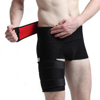 China High Quality Breathable Adjustable Elasticity Neoprene Groin Hip Thigh Support Brace For Sports for sale