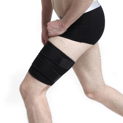 China Adjustable Elasticity Breathable Thigh Trimmer Belt Neoprene Thigh Support Brace for sale