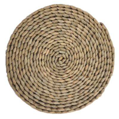 China 2021 Saling Good Quality Heat Insulation Table Mat Natural Dining Round Woven Rattan Viable Warm Braided Place Mats for sale