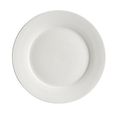 China Besta Logo Design Restaurant Porcelain Tableware Viable White Customized Dinner Dishes Set For Hotel for sale