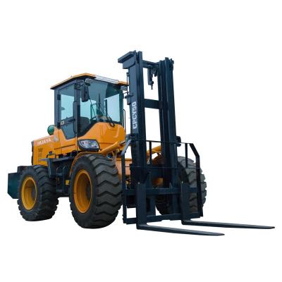 Китай China Supplier Hotels Diesel All Terrain Forklift 3 Ton Rough Terrain Forklift продается