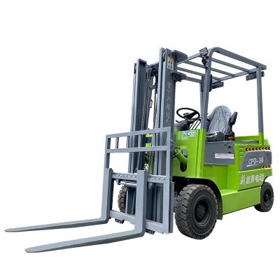 China Building material stores popular electric forklift 4 ton 5 ton electric retractable forklift for sale