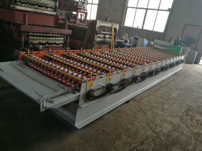 China Steel Sheet Corrugated Iron roller machine 9 Rows For Wall / Roof Making for sale