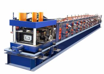 China High Efficiency CZ Purlin Roll Forming Machine PLC Control System With Servo Motor for sale