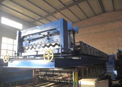 China 1000mm Feeding Width Glazed Tile Roll Forming Machine Automatic PLC Control for sale