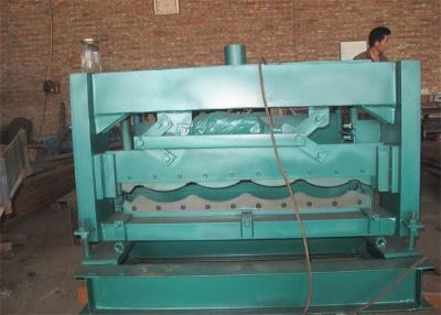 China Type 828 Anti - Arch Profile Tile Roll Forming Machine Shaft Diameter 70mm With Decoiler And Automatic Cutting for sale