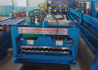 China 4KW Roller Shutter Door Machine / Rolling Shutter Making Machine Effective Width 830mm for sale