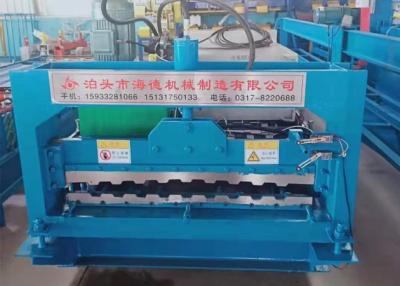 China Hydraulic Cutting Roller Shutter Door Roll Forming Machine GI Raw Material for sale