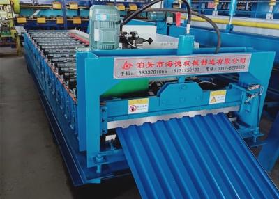 China Main Power 4KW Roller Shutter Door Roll Forming Machine 92 Hydraulic Cutting for sale