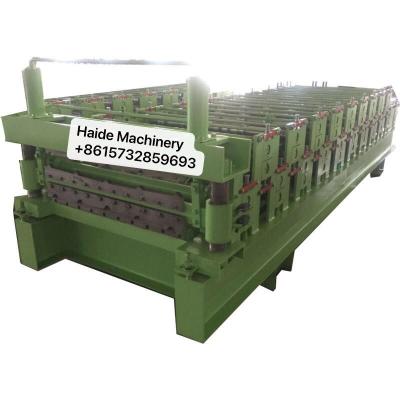 China Wall Panel Metal Roofing Corrugated Tile Making Machine Carbon Building Material 4kw Power for sale