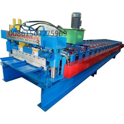 China Standing Seam Roll Forming Machine Joint Hidden Forming Machine With 380v Voltage for sale