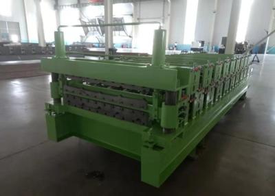 China Alimentación principal 5.5Kw IBR y rollo acanalado del panel del tejado de la capa doble que forma la máquina en venta