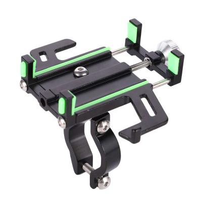 China Portable Phone Holder Adjustable Bicycle Aluminum Alloy Motorcycle Handlebar Mount Bracket For Smart Phones Devices for sale