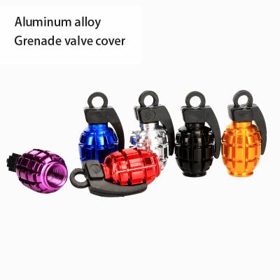 China Durable Universal Grenade Bike Moto Car Tires Wheel Valve Covers Dust Cover Car Styling For Fiat Audi Ford Bmw Lada Jeep for sale