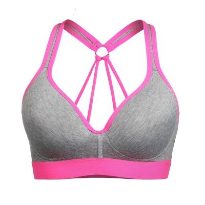 China Wholesale Antibacterial Push Up Custom Breathable Ladies Sports Bra Routine Wear for sale