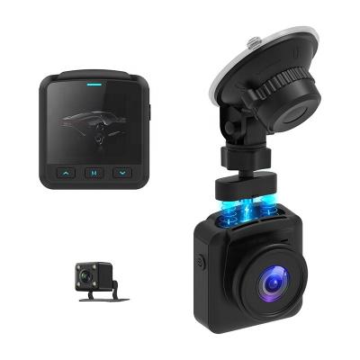 China 1.54 Inch IPS Car Black Box Mount Super Hidden Dashcam H8 Mini Real FHD 1080P Jieli 5601 Dual Lens Design Max Magnetic Private Car DVR Te koop