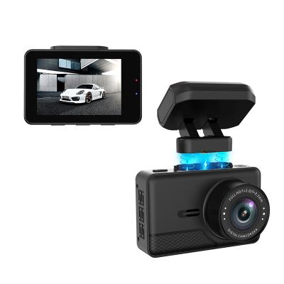 中国 2.35 inch dashcam data vehicle real FHD 1296P dual magnetic wifi car travel dvr H12 hidden support front lens black box private design 販売のため