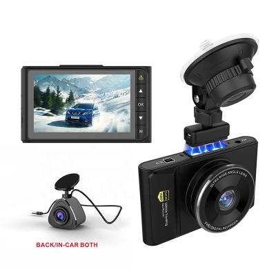 China 3 magnetic private design 4 | 64 GB IPS Display Vehicle DVR Camera Front 1080P Back/In-Car 720P Car Camcorder Stand VCR for sale