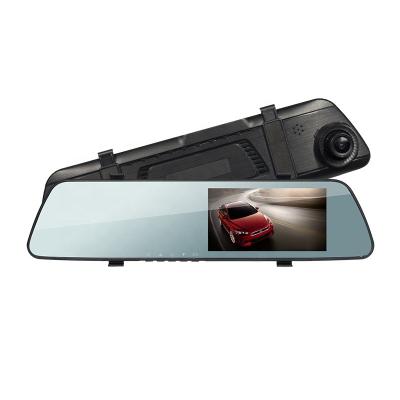 China only 9MM thickness rear view mirror dash super slim camera 4.39 inch TFT display private fhd car road camera design mirror dvr support 4 ~32 GB TF card Te koop