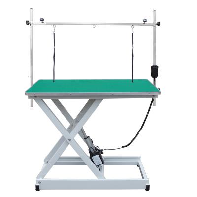 China Viable Veterinary Equipment Adjustable Height Dog Grooming Electric Lift Table for sale