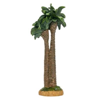 China Real Original Real Resin Palm Tree Stone Europe Christmas Gift Table Nativity Statue for sale