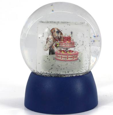 China Europe Customized Photo Frame Snow Globe for sale