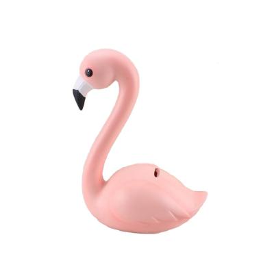 China Europe resin flamingo piggy bank for kids for sale