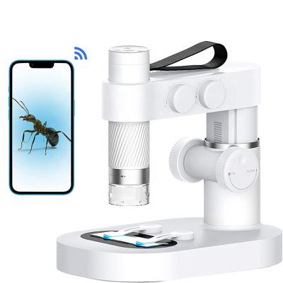 China ABS Amazon Hot Selling Radio Digital USB Mikroskop Biological Kids Stem Intelligent Science Toy Educational Microscope For Kids for sale